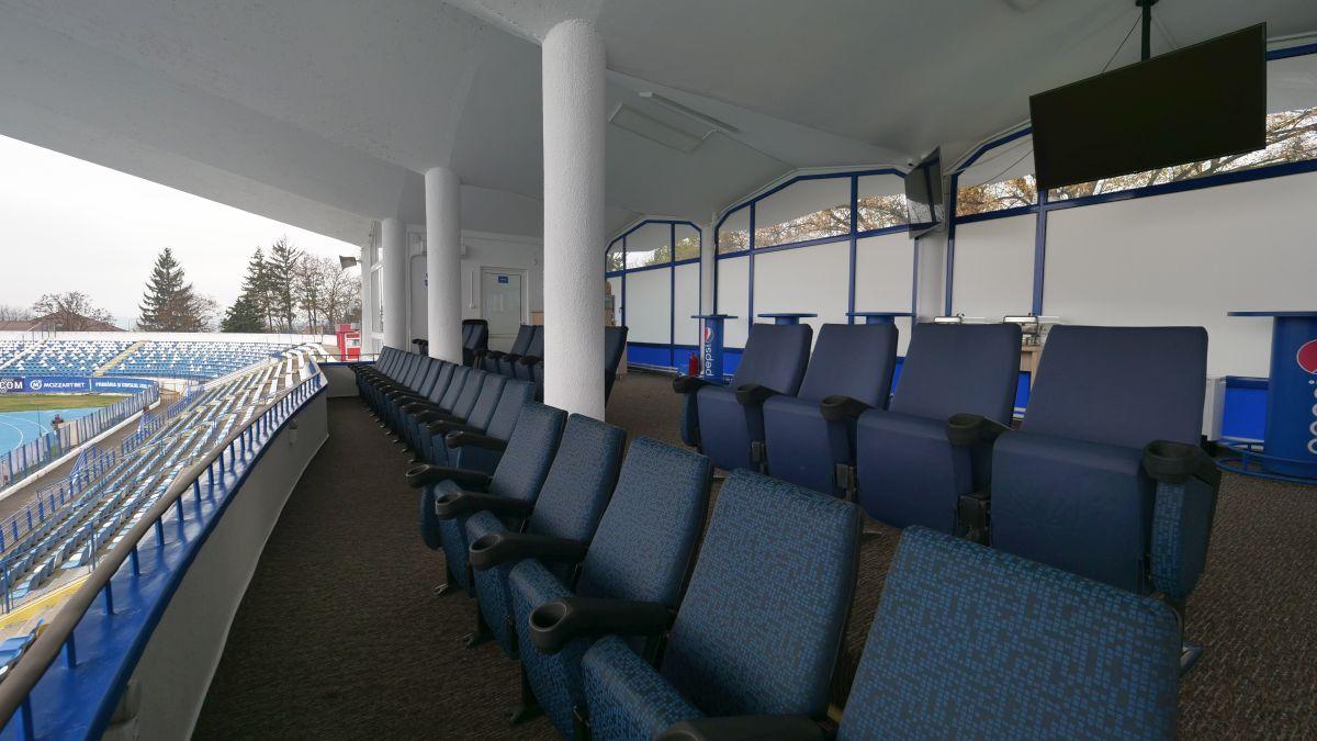 Cum arată stadionul lui Poli Iași - decembrie 2022