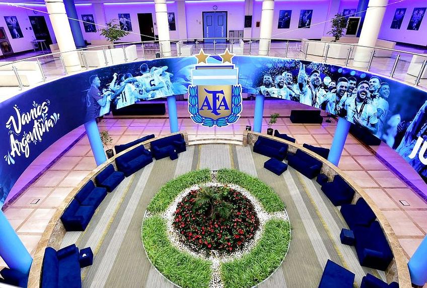 Campusul în care a fost cazată delegația Argentinei // sursă foto: Twitter @ QatarUniversity