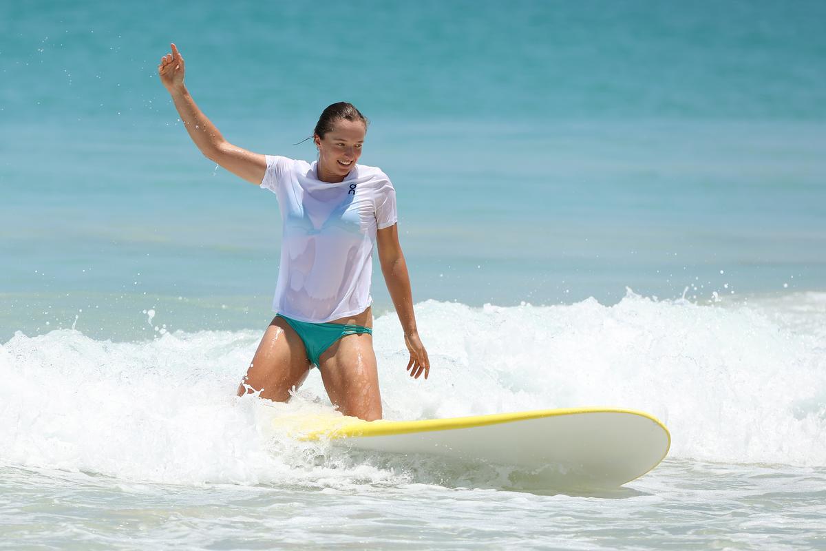 Iga Swiatek-surf