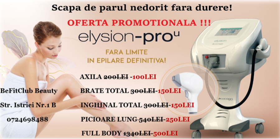 Be Fit Club – Sala de fitness și epilare definitivă într-un singur loc