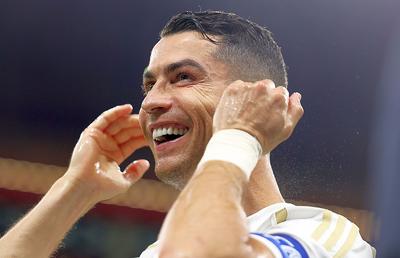 Pe scenă, Cristiano Ronaldo a spulberat un campionat de top din Europa: „Ai doar o echipă, restul sunt terminate! Liga saudită este mult peste”