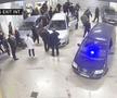 Imagini din parcarea stadionului AEK