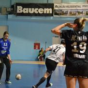 HC Zalău - CSM Târgu Jiu, meci spectaculos în Liga Florilor // foto: Facebook HC Zalău