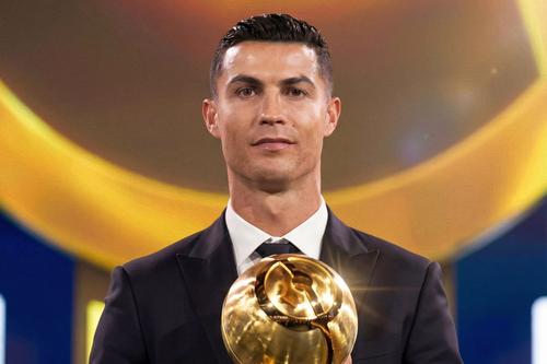 Cristiano Ronaldo, cel mai bun jucător din Orientul Mijlociu la Globe Soccer Awards // FOTO: X
