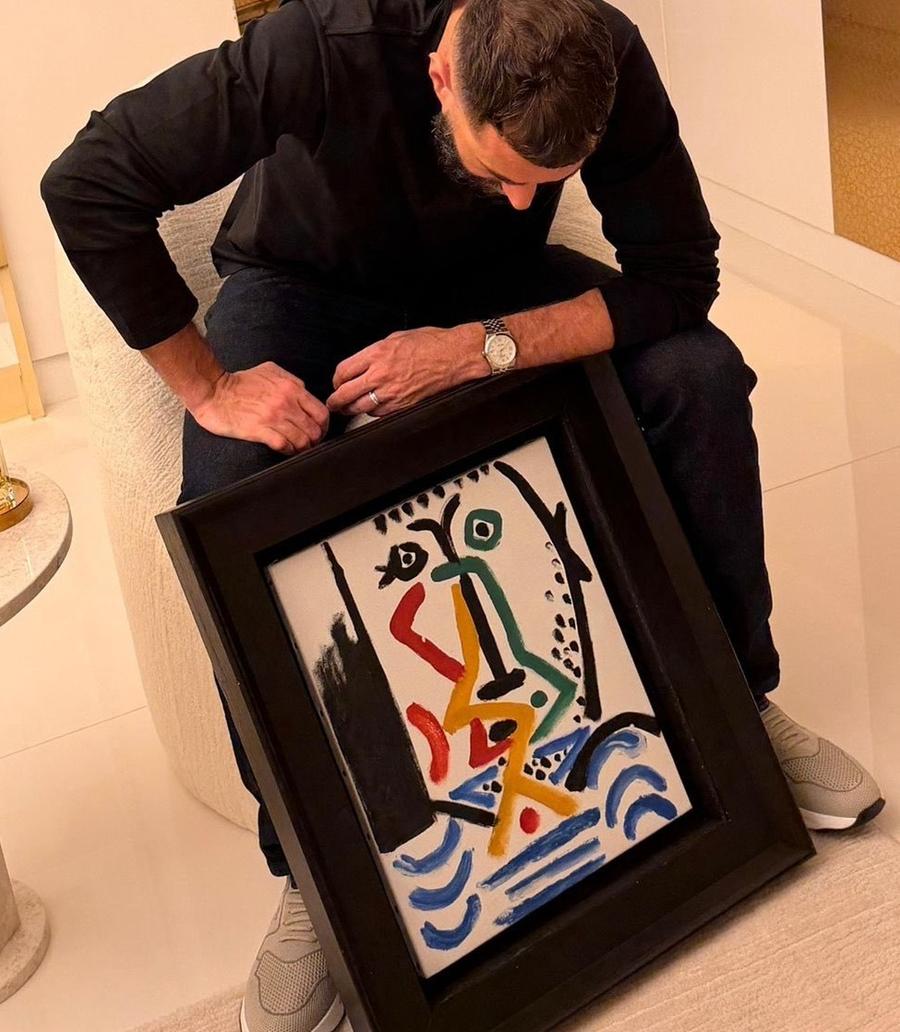 Karim Benzema a cumpărat o lucrare de Pablo Picasso, iar presa franceză anunță „o ruptură”: „Ați observat diferența?”