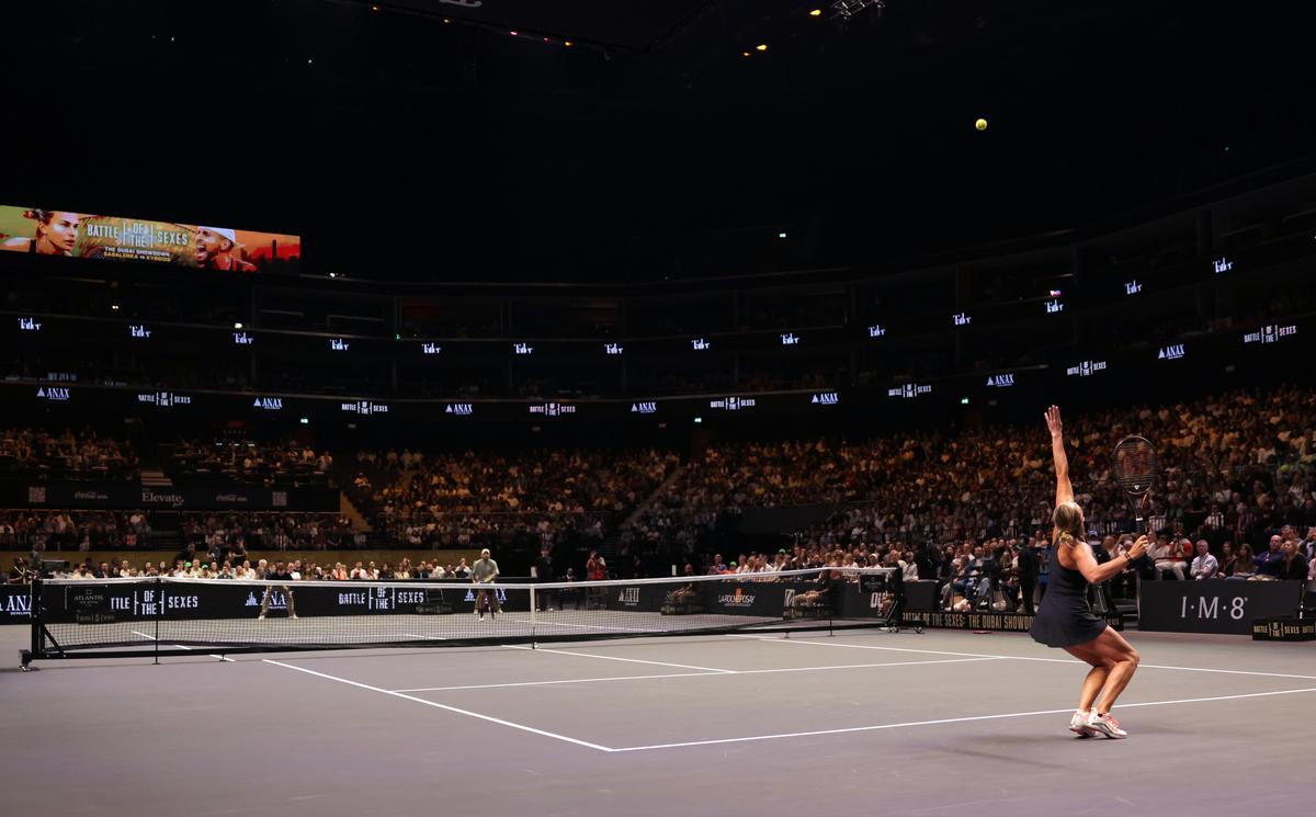 Ciocnirea Sabalenka - Kyrgios, prima „Bătălie a sexelor” din acest secol, tranșată în 77 de minute » Aryna, intrare de zile mari: „Pregătisem altceva”