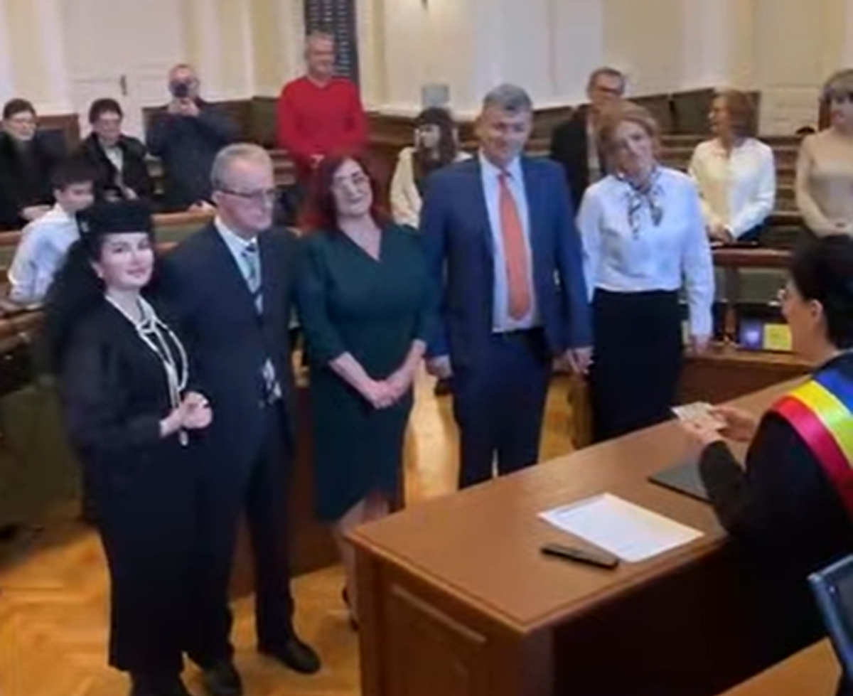 Cristian Gațu s-a recăsătorit la 80 de ani
