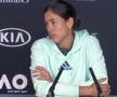 VIDEO Garbine Muguruza a rămas mască după o întrebare la conferința de presă: „Comă? E cam dur!”