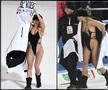 VIDEO + FOTO Kinsey Wolanski a comis-o din nou: a intrat dezbrăcată pe pârtie cu un mesaj la adresa lui Kobe Bryant