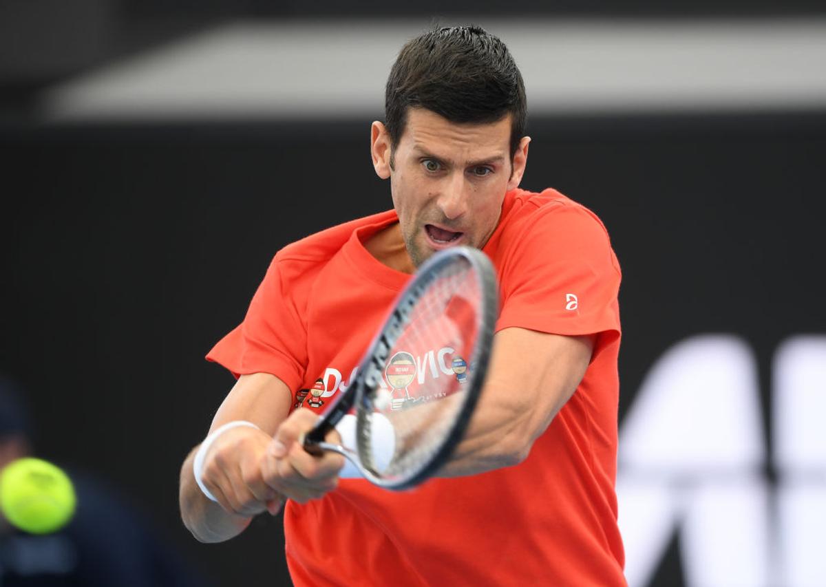 Novak Djokovic, demonstrativ la Adelaide / FOTO: Guliver/GettyImages