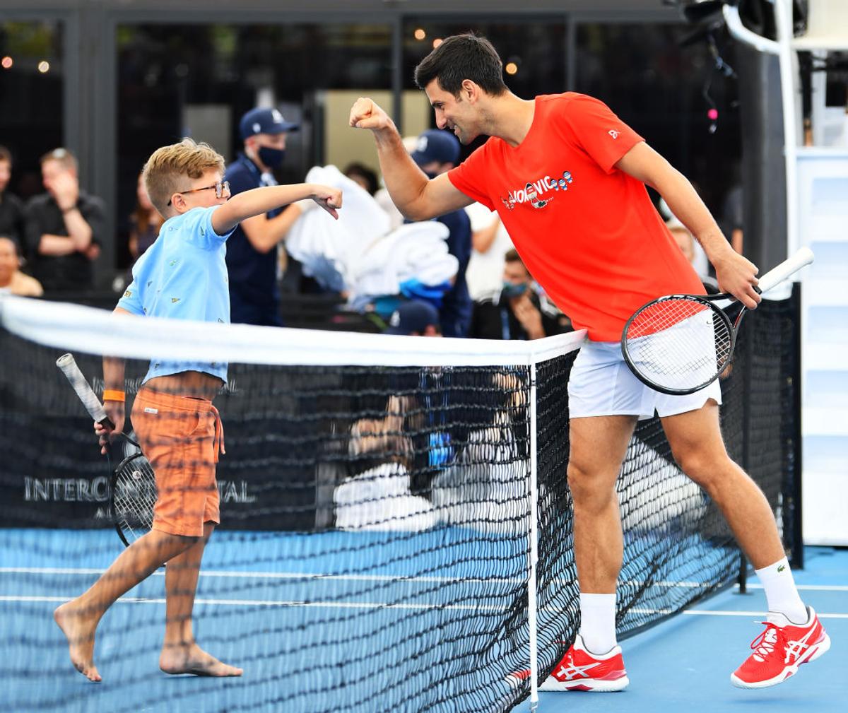 Novak Djokovic, demonstrativ la Adelaide / FOTO: Guliver/GettyImages