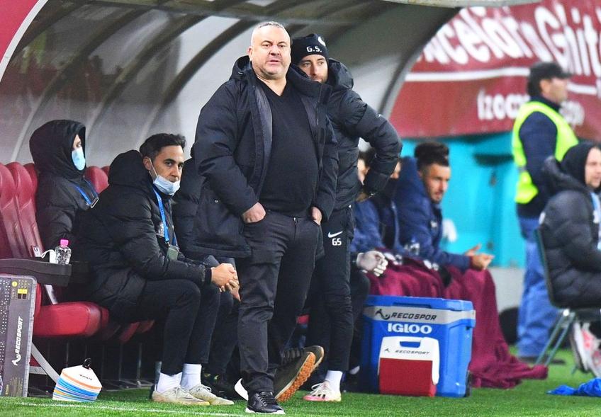 Rapid și UTA au remizat, scor 1-1. Mihai Iosif (47 de ani), antrenorul giuleștenilor, a fost mulțumit de atitudinea elevilor săi.