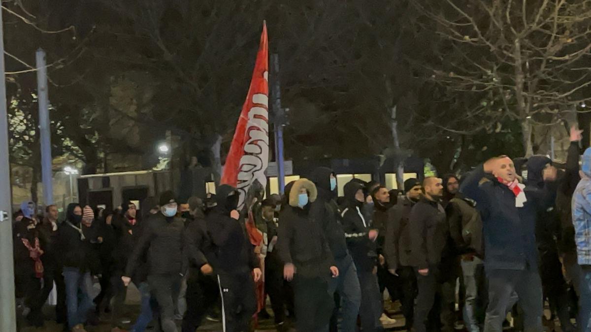FOTO Rapid - UTA, suporteri, înainte de meci