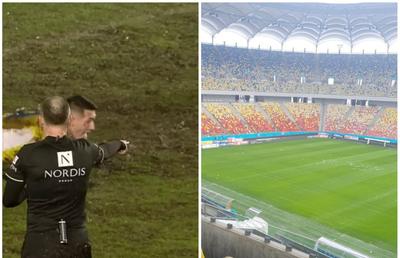 Așa, da! Gazonul de pe Arena Națională arată impecabil, cu câteva ore înainte de FCSB - Farul