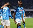 Napoli a învins-o pe AS Roma, scor 2-1, în cel mai tare meci al rundei #20 din Serie A și își consolidează fotoliul de lider.