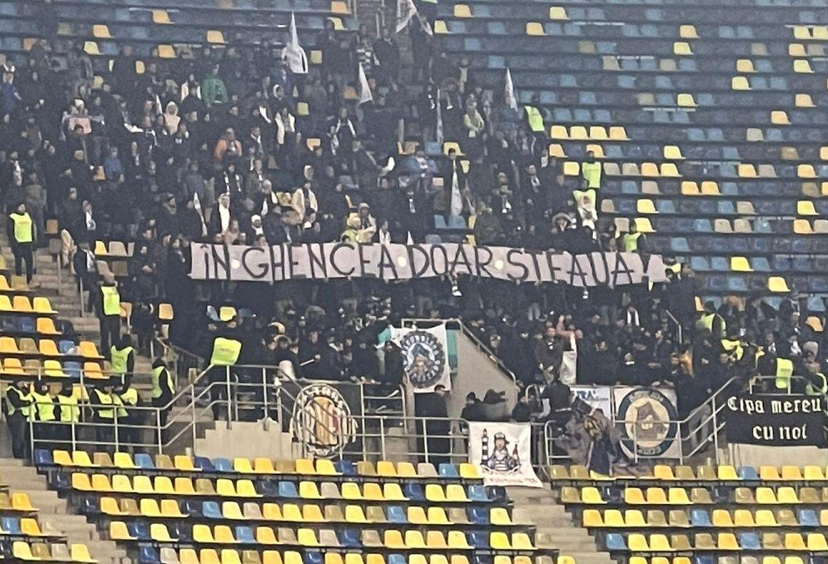Explicația mesajului provocator afișat de galeria Farului: „Doar Steaua în Ghencea!”