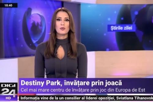 Digi24 a promovat în ultima jumătate de an centrul Destiny Park