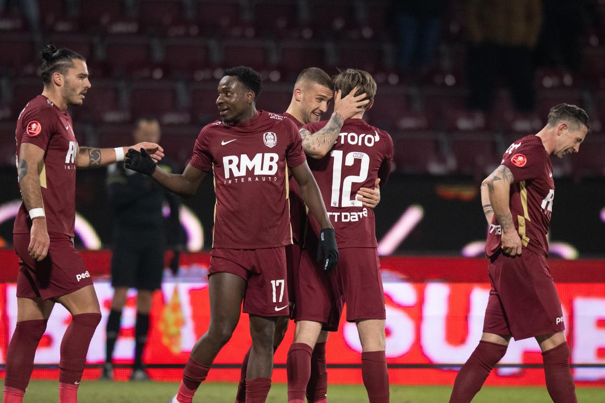 FOTO CFR Cluj - FC Voluntari 29.01.2024