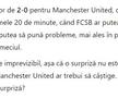 Experiment: ce spune ChatGPT despre FCSB - Manchester United