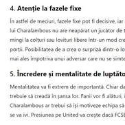 Experiment: ce spune ChatGPT despre FCSB - Manchester United