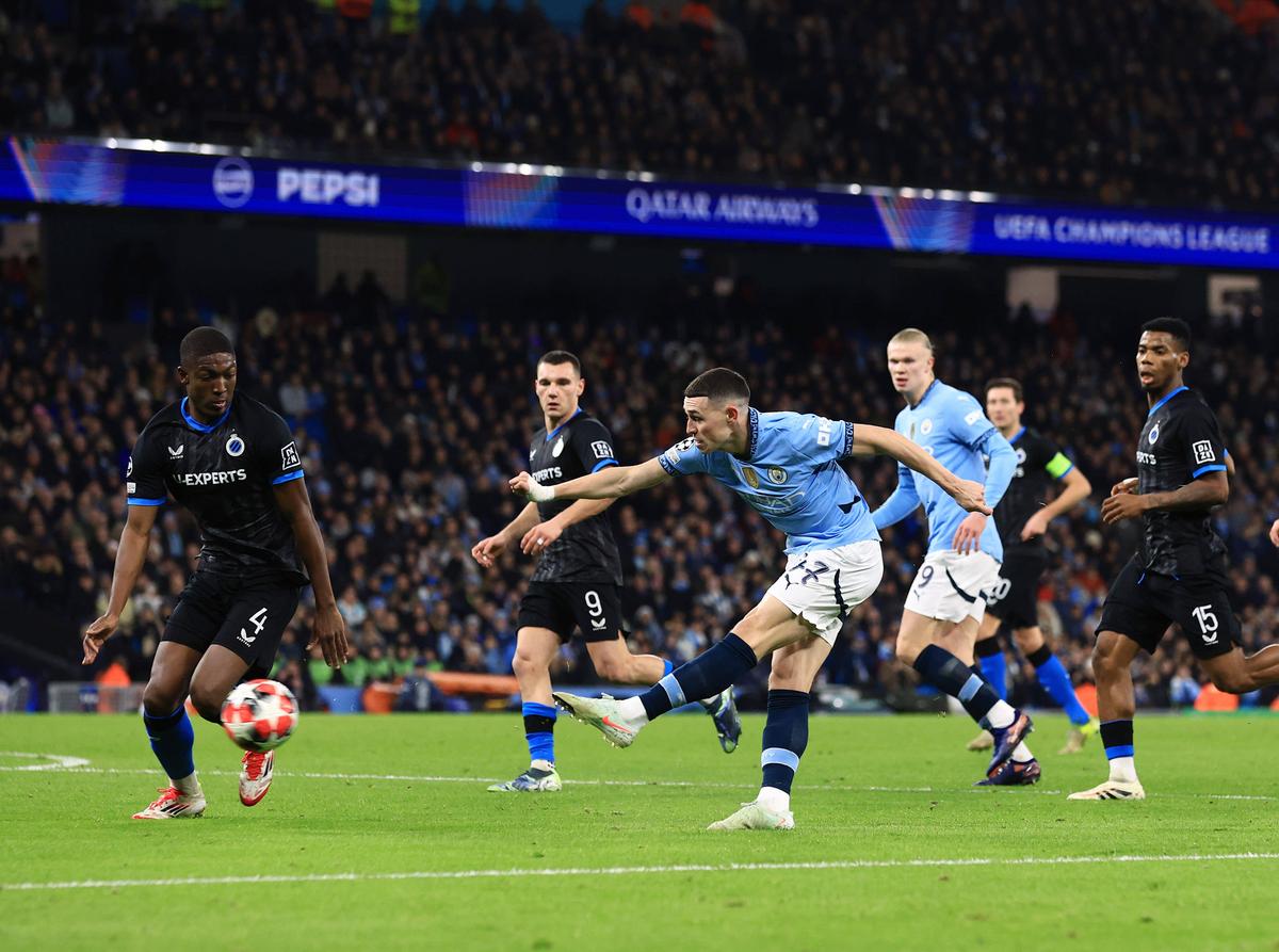 Manchester City a tremurat teribil în Liga Campionilor, dar a produs remontada în repriza a doua » Brugge se califică și ea în play-off
