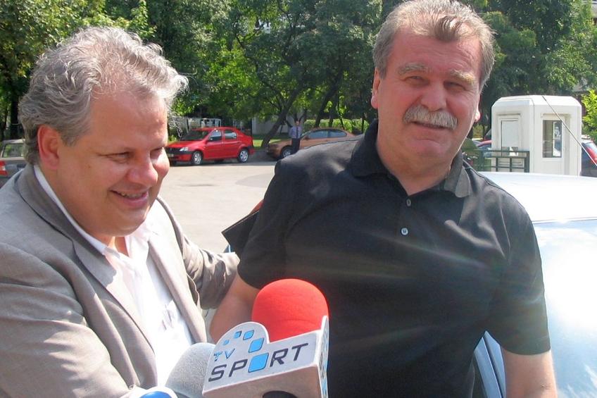 Jean Valvis și Dinu Gheorghe, în urmă cu 20 de ani / Sursă foto: Arhivă Gazeta Sporturilor