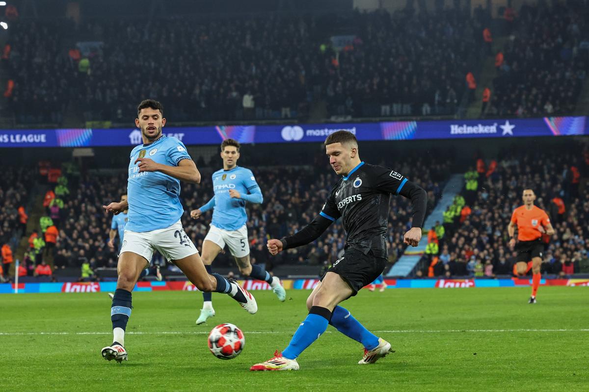 Manchester City a tremurat teribil în Liga Campionilor, dar a produs remontada în repriza a doua » Brugge se califică și ea în play-off
