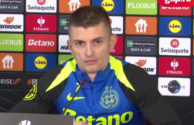 Florin Tănase, înainte de FCSB - Manchester United: „Nu avem nimic de pierdut” + „Preferata mea din Anglia e Liverpool”