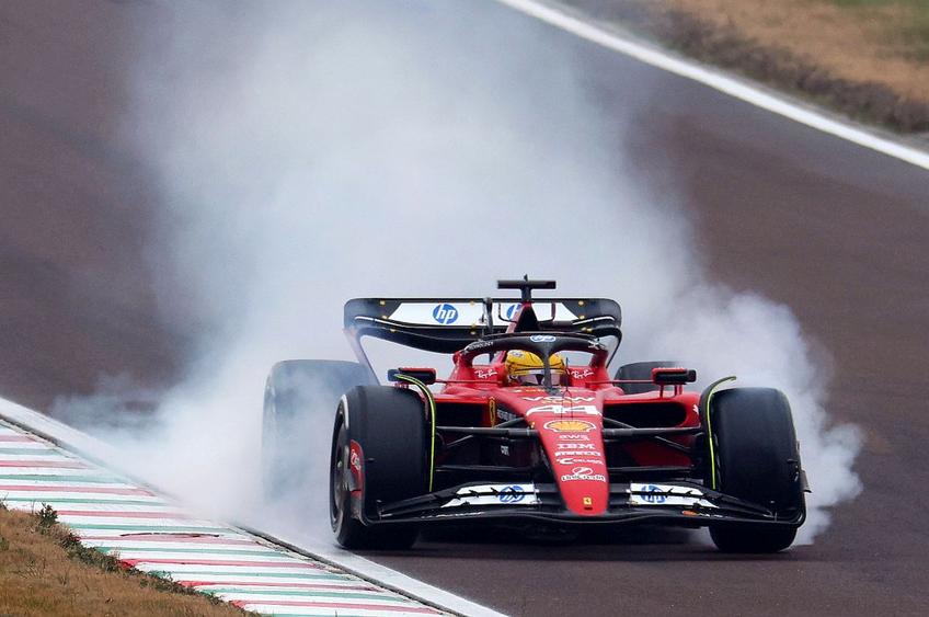 Lewis Hamilton, la volanul monopostului Ferrari din 2023 // foto: Guliver/gettyimages