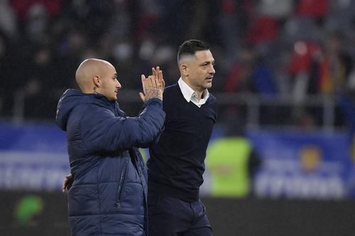 Alex Mitriță și Mirel Rădoi / foto: Imago