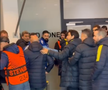 Scandal la pauza meciului FCSB - Fenerbahce // Capturi FOTO: Digi Sport