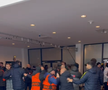 Scandal la pauza meciului FCSB - Fenerbahce // Capturi FOTO: Digi Sport