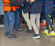 Scandal la pauza meciului FCSB - Fenerbahce // Capturi FOTO: Digi Sport