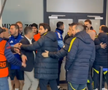Scandal la pauza meciului FCSB - Fenerbahce // Capturi FOTO: Digi Sport