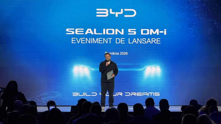 BYD a lansat pe 29 ianuarie noul SEALION 5 DM-i. Foto: Andrei Crăițoiu (GSP.RO)