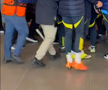 Scandal la pauza meciului FCSB - Fenerbahce // Capturi FOTO: Digi Sport