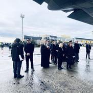 Cei 7 fani decedați ai lui PAOK au fost repatriați de pe Aeroportul din Timișoara / foto: Facebook