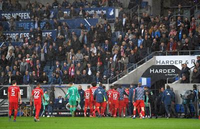 VIDEO+FOTO Hoffenheim - Bayern, întrerupt în minutul 77! Scene fără precedent: fotbaliștii au refuzat să mai joace