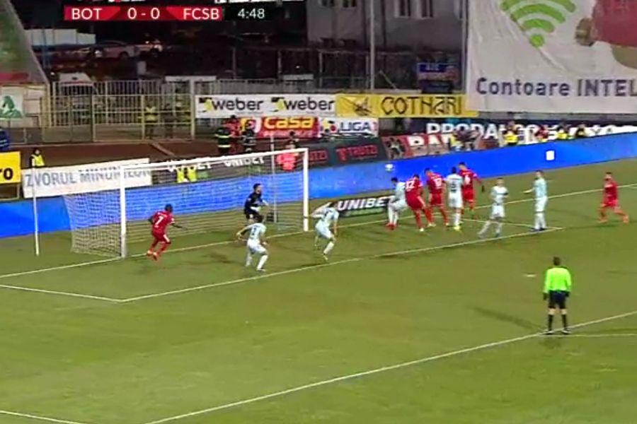 BOTOȘANI - FCSB // 3 momente importante ale primei reprize: a fost corectă decizia lui Ovidiu Hațegan de a anula golul moldovenilor?