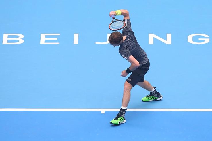 Andy Murray s-a răzbunat pe rachetă. Nu e la prima izbucnire (foto: Guliver/Getty Images)