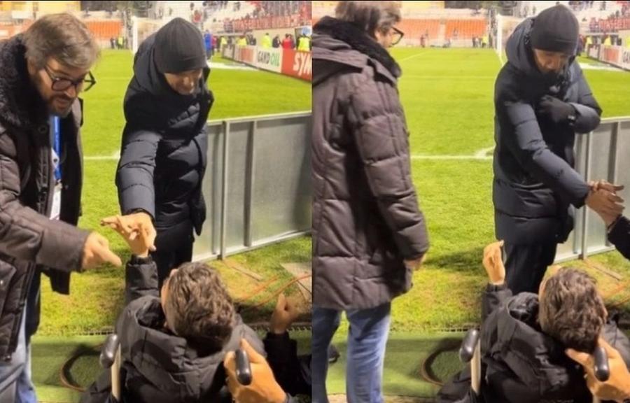 Răzvan și Giannakis, micul suporter al lui PAOK Lucescu, bruscat pe teren! » Ce l-a înfuriat pe jucătorul advers și cum a reacționat românul + Promisiunea făcută de Răzvan