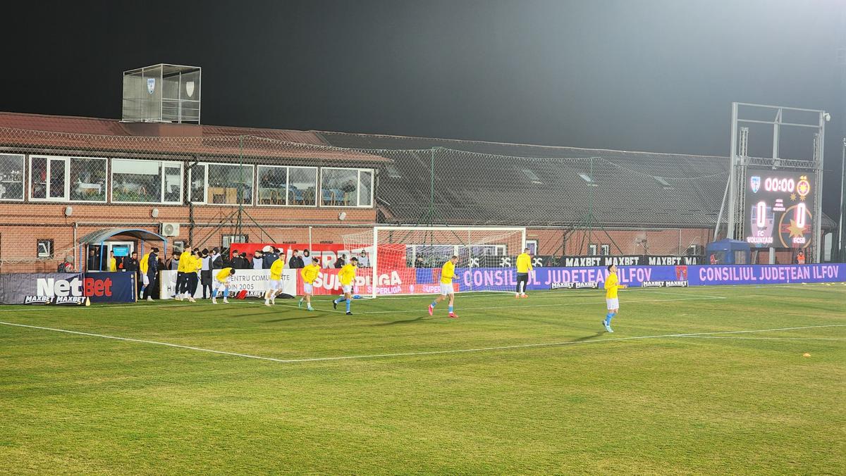 Imagini înainte de FC Voluntari - FCSB