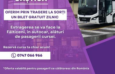Romfour oferă zilnic un bilet gratuit prin tragere la sorți. Află de ce!