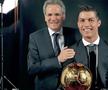 Ladislau Boloni alături de Cristiano Ronaldo