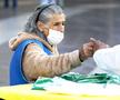 Sunt clipe grele în întreaga lume. Aici, o altă bătrânică, din Santiago de Chile, foto: Guliver/gettyimages