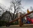 Imagini din parcurile bucureștene după ce au fost închise