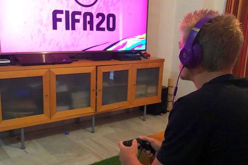 Alejandro Davidovich în timpul unui meci de FIFA 2020
