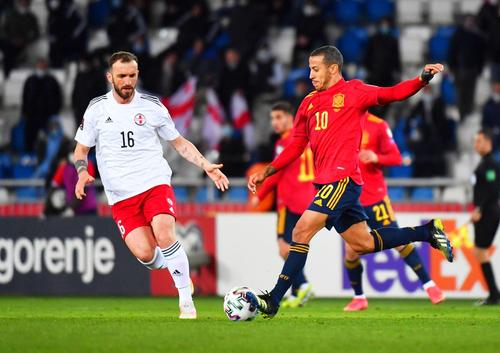 Spania lui Luis Enrique a învins Georgia, 2-1, și și-a extins la 65 seria fără eșec