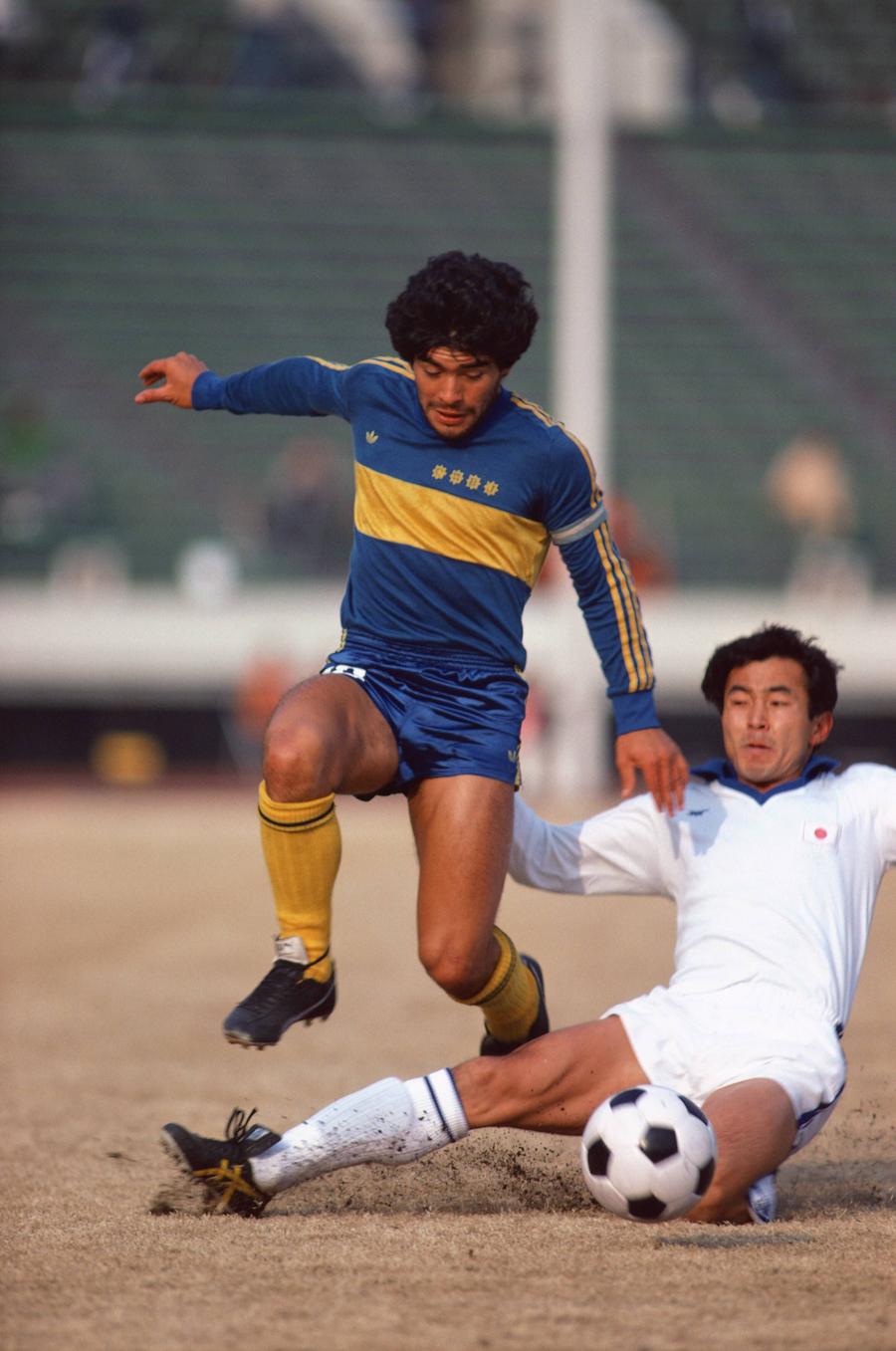 Diego Maradona la vârsta de 22 de ani în tricoul celor de la Boca Juniors FOTO Imago Boca Juniors, omagiu pentru Diego Maradona » Inițiativă specială pentru noul sezon