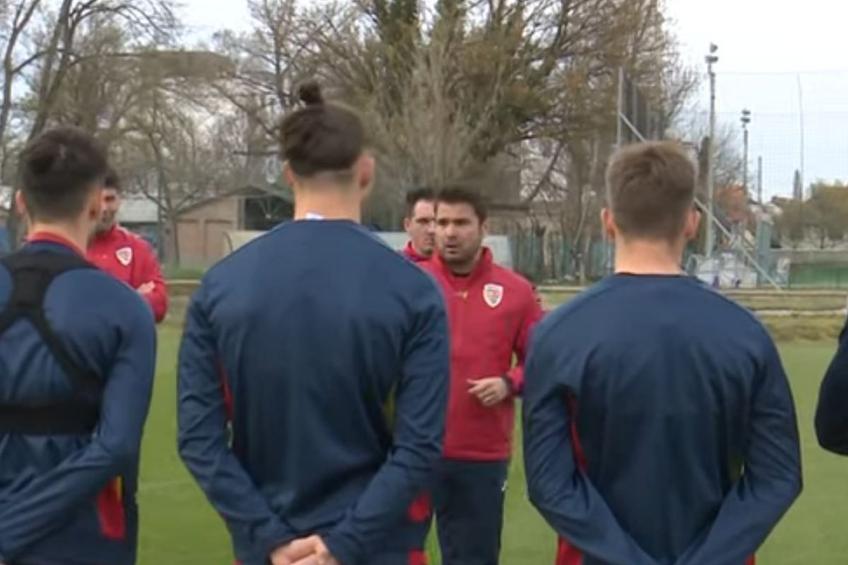 Adrian Mutu și-a mobilizat jucătorii înaintea meciului cu Germania U21